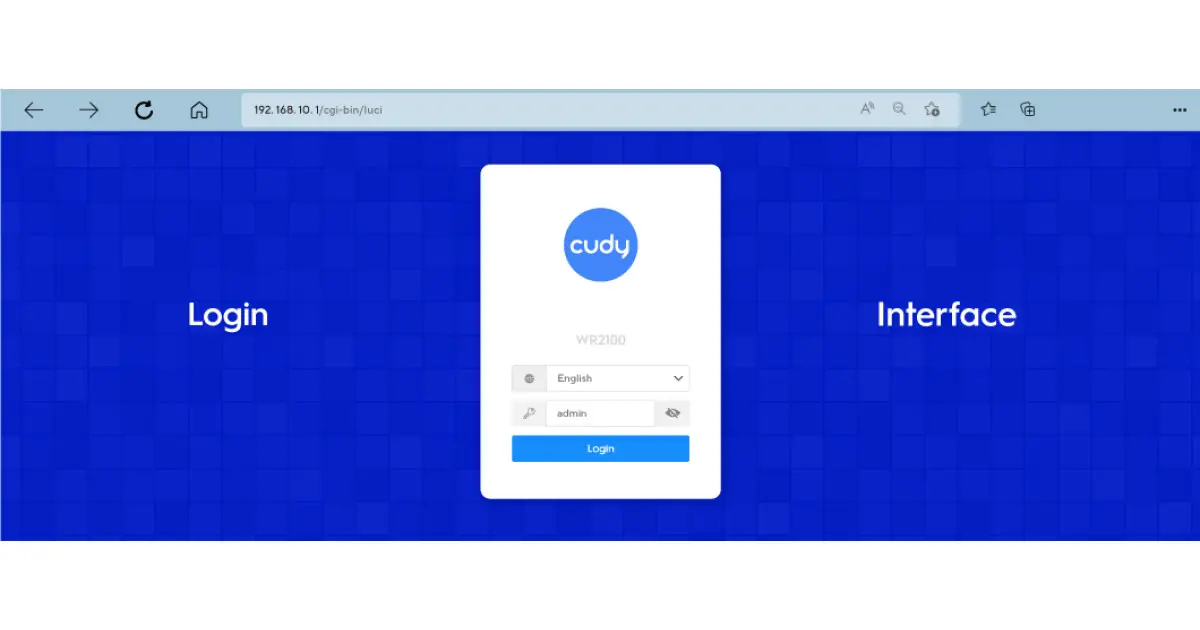 Cudy Router Web Interface Login Guide | Step by Step Guide