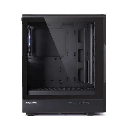 image of Aresze VB Nano Black Mid-Tower Gaming Casing with Spec and Price in BDT