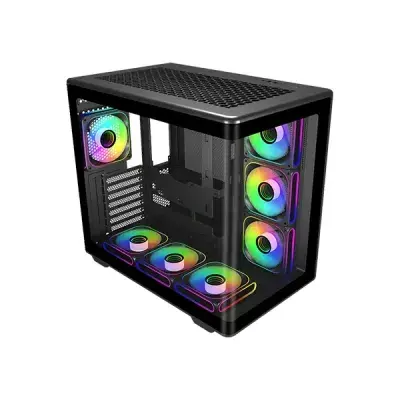 image of Cooler Master Elite 600 Mid-Tower ATX Desktop Casing - Black with Spec and Price in BDT