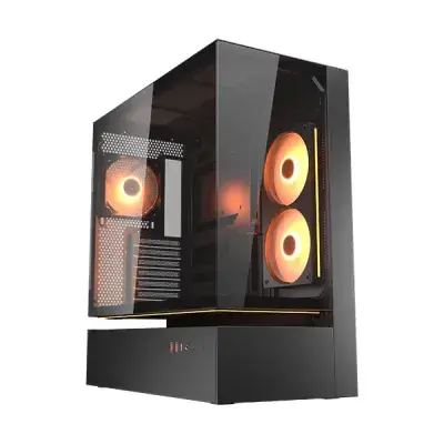 image of Cougar CFV235 Mid Tower Gaming Casing - Black with Spec and Price in BDT
