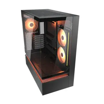 image of Cougar CFV235 Mid Tower Gaming Casing - Black with Spec and Price in BDT