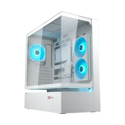 image of Cougar CFV235 Mid Tower Gaming Casing - White with Spec and Price in BDT