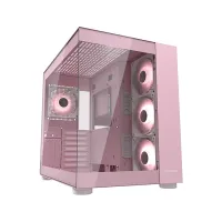 Cougar FV150 RGB Dual Chamber Mid Tower Gaming Casing - Pink