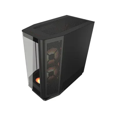 image of Cougar FV270 RGB Mid Tower Gaming Casing - Black with Spec and Price in BDT