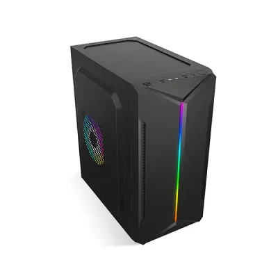 image of Golden Field 1715B Micro-ATX Desktop Casing - Black with Spec and Price in BDT