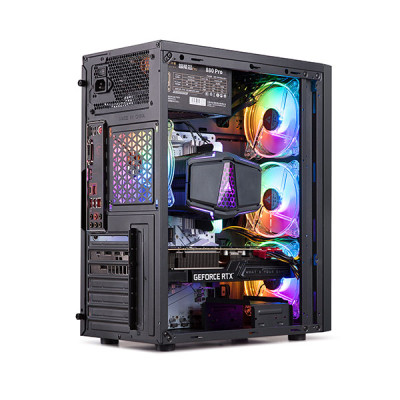 image of Golden Field XH2i ATX Gaming Casing with Spec and Price in BDT