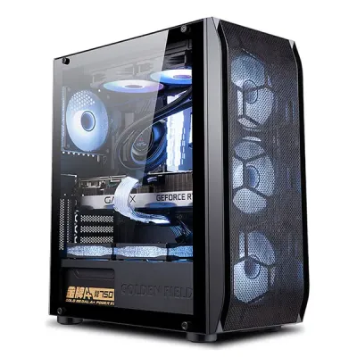 image of Golden Field Snow Pro E-ATX Gaming Casing with Spec and Price in BDT