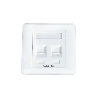 COTE CFP-2102 Face Plate (Double Port)