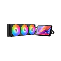 Xigmatek Connect Pro 360 360mm ARGB CPU Liquid Cooler with 7″ Multi Display LCD Panel