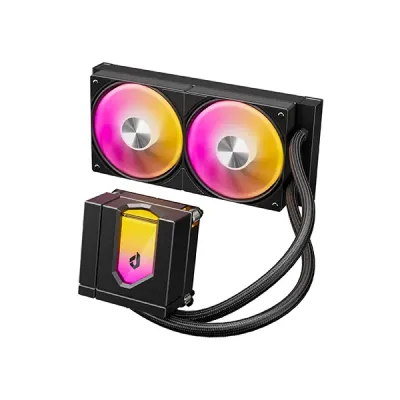 image of upHere E240KC 240mm AIO Liquid CPU Cooler - Black with Spec and Price in BDT