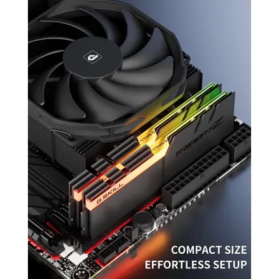 image of upHere H45K6 Low Profile CPU Air Cooler - Black with Spec and Price in BDT