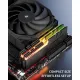 upHere H45K6 Low Profile CPU Air Cooler - Black