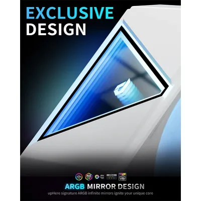 image of upHere UP1 Elite TC4C ARGB CPU Air Cooler - White with Spec and Price in BDT