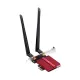 Cudy WE3000S AX5400 V2 Wi-Fi 6E Bluetooth 5.3 PCI-E Adapter Cudy WE3000S AX5400 V2 Wi-Fi 6E Bluetooth 5.3 PCI-E Adapter