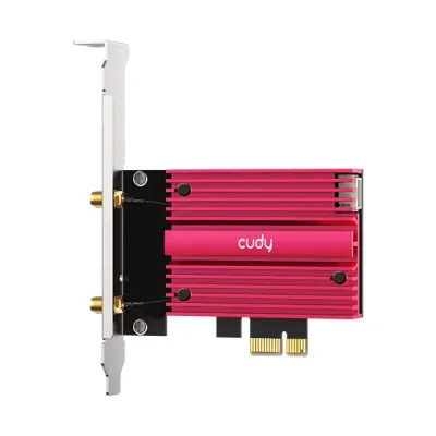 Cudy WE4000 AX5400 WiFi 6E Bluetooth 5.3 PCI-E Adapter image of Cudy WE4000 AX5400 WiFi 6E Bluetooth 5.3 PCI-E Adapter with Spec and Price in BDT