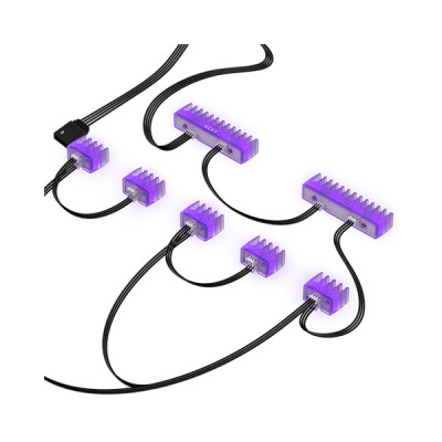 image of NZXT RGB Cable Comb (AH-2PCCA-01) Sleeved Power Cables with Spec and Price in BDT