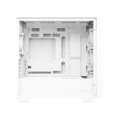 image of ASUS A21 PLUS ARGB mATX Mid Tower Casing - White with Spec and Price in BDT