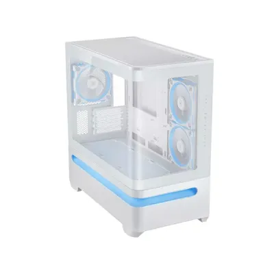 image of ASUS Prime AP202 ARGB Micro ATX Casing - White with Spec and Price in BDT