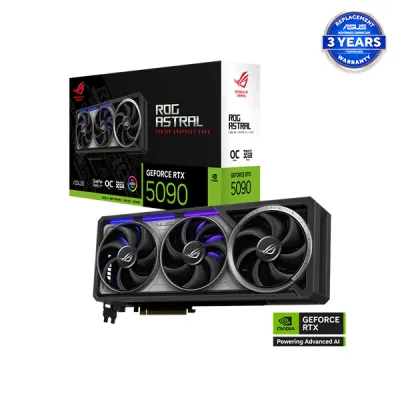 image of ASUS ROG Astral GeForce RTX 5090 32GB GDDR7 OC Edition Graphics Card with Spec and Price in BDT