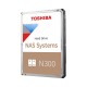 TOSHIBA N300 4TB 3.5 Inch 7200RPM 512MB Cache SATA NAS Hard Drive #HDWG740AZSTC