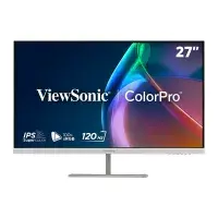 ViewSonic ColorPro VP2766-2K-W 27-inch 120Hz 2K QHD Pantone Validated & Factory Calibrated Monitor with 90W USB-C