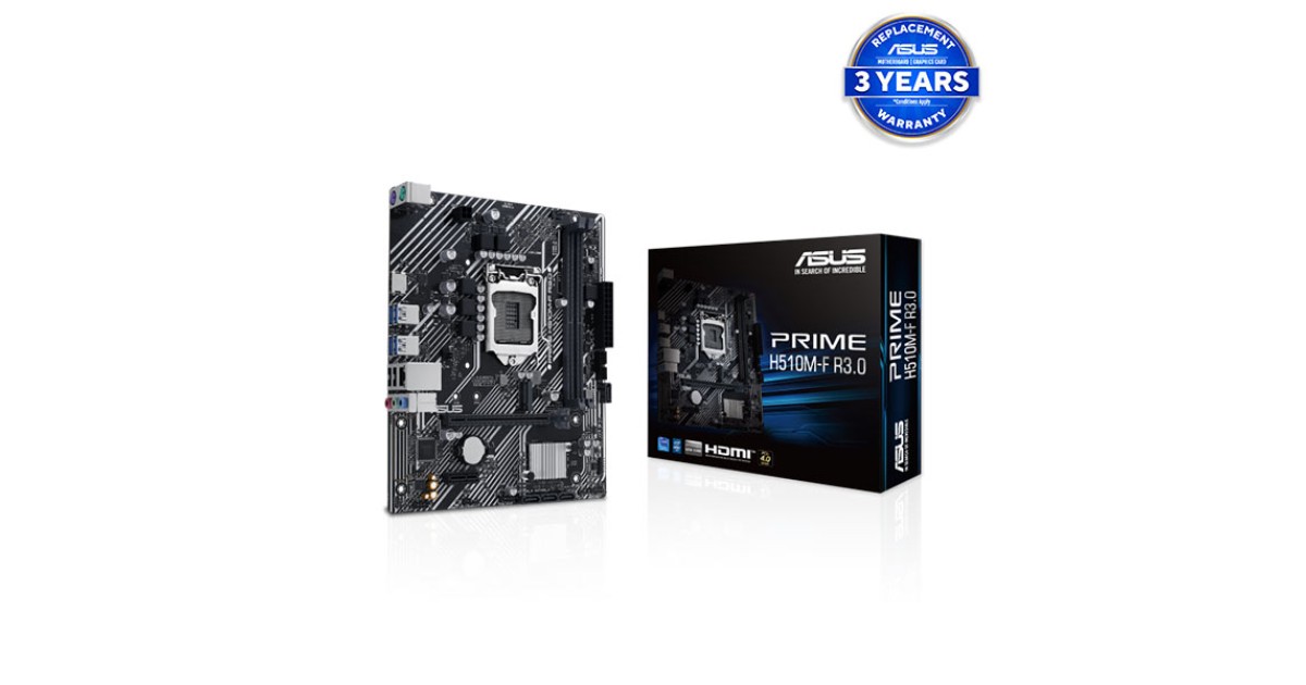 ASUS PRIME H510M-F LGA1200 Micro-ATX Motherboard
