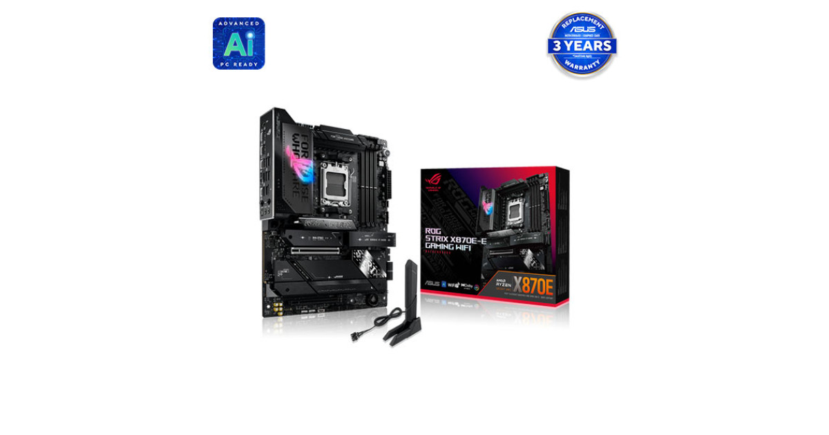 ASUS ROG STRIX X870E-E GAMING WIFI AM5 ATX Motherboard Price in BD