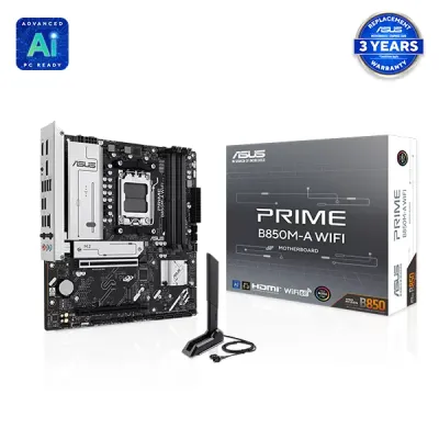 image of ASUS PRIME B850M-A WIFI AMD AM5 mATX Motherboard with Spec and Price in BDT