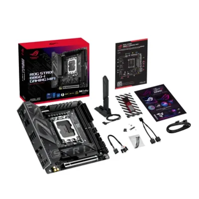 image of ASUS ROG STRIX B860-I GAMING WIFI Intel LGA1851 Mini-ITX Motherboard with Spec and Price in BDT