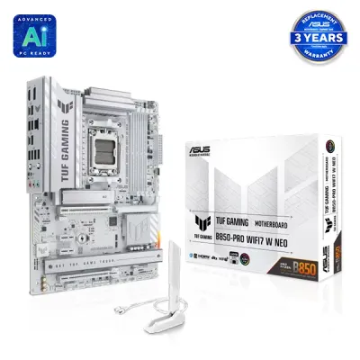 image of ASUS TUF GAMING B850-PRO WIFI7 W NEO Ryzen AM5 ATX Gaming Motherboard with Spec and Price in BDT