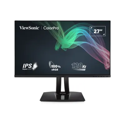 image of ViewSonic ColorPro VP2756A-2K 27-inch 120Hz 2K QHD Pantone Validated 100% sRGB & Factory Calibrated Monitor with 90W USB-C with Spec and Price in BDT