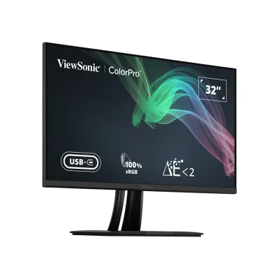 ViewSonic ColorPro VP3256-4K ColorPro 32-inch 4K UHD Pantone Validated 100% sRGB & Factory Pre-Calibrated Monitor with 60W USB-C image of ViewSonic ColorPro VP3256-4K ColorPro 32-inch 4K UHD Pantone Validated 100% sRGB & Factory Pre-Calibrated Monitor with 60W USB-C with Spec and Price in BDT