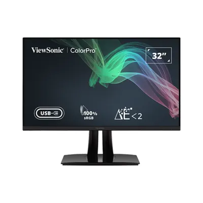 ViewSonic ColorPro VP3256-4K ColorPro 32-inch 4K UHD Pantone Validated 100% sRGB & Factory Pre-Calibrated Monitor with 60W USB-C image of ViewSonic ColorPro VP3256-4K ColorPro 32-inch 4K UHD Pantone Validated 100% sRGB & Factory Pre-Calibrated Monitor with 60W USB-C with Spec and Price in BDT