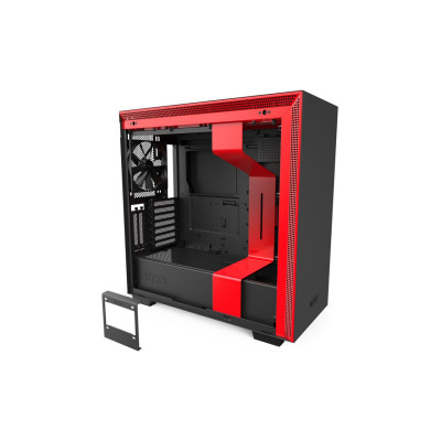 image of NZXT CA-H710I-BR H710i Black/Red Chassis with Smart Device 2 with Spec and Price in BDT