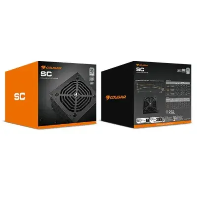 image of Cougar SC550 550W 80+ EU Standard Certified Power Supply with Spec and Price in BDT