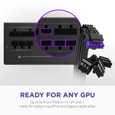 image of NZXT C1000 Gold Core 1000 Watt 80 PLUS Gold Fully Modular ATX 3.1 Power Supply with Spec and Price in BDT