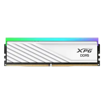 ADATA Lancer Blade 16GB DDR5 6000 MHz RGB Desktop Gaming RAM - White image of ADATA Lancer Blade 16GB DDR5 6000 MHz RGB Desktop Gaming RAM - White with Spec and Price in BDT
