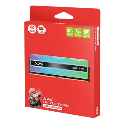 ADATA Lancer Neon 16GB DDR5 8000 MHz Dual Kit RGB Desktop Gaming RAM image of ADATA Lancer Neon 16GB DDR5 8000 MHz Dual Kit RGB Desktop Gaming RAM with Spec and Price in BDT