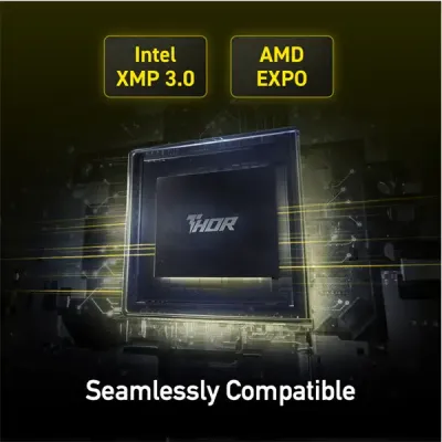 Lexar Thor 16GB (2x16GB) DDR5 6000MHz Gaming Desktop RAM - Dual Kit image of Lexar Thor 16GB (2x16GB) DDR5 6000MHz Gaming Desktop RAM - Dual Kit with Spec and Price in BDT