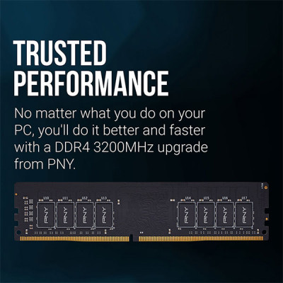 image of PNY Performance 8GB DDR4 3200MHz Desktop RAM with Spec and Price in BDT