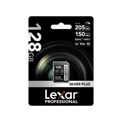 image of Lexar Professional SILVER PLUS 128GB microSDXC UHS-I Card with Spec and Price in BDT