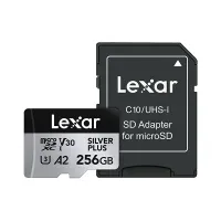 Lexar Professional SILVER PLUS 256GB microSDXC UHS-I Card