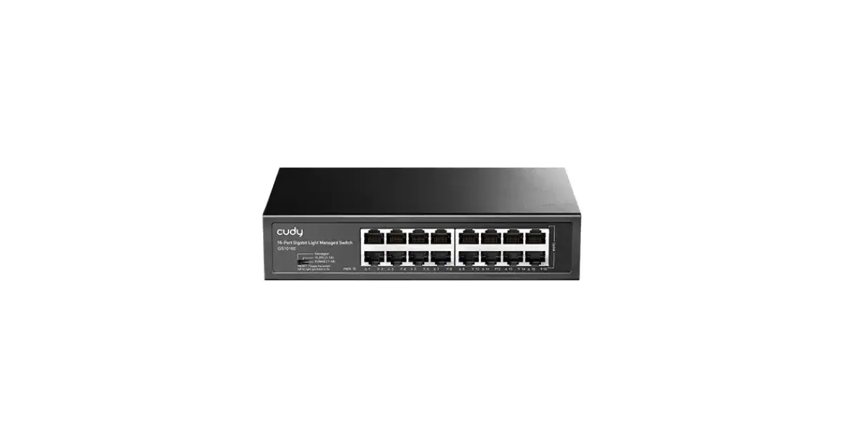 CUDY GS1016E 16-Port Gigabit Light Managed Switch Price in BD