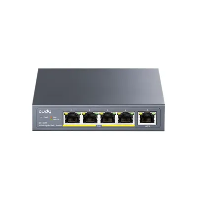 Cudy GS1005P 5-Port Gigabit PoE+ Switch image of Cudy GS1005P 5-Port Gigabit PoE+ Switch with Spec and Price in BDT