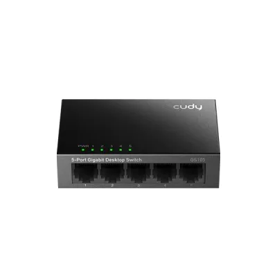 Cudy GS105 5-Port Gigabit Unmanaged Switch image of Cudy GS105 5-Port Gigabit Unmanaged Switch with Spec and Price in BDT