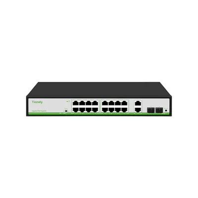 image of Tiandy TC-P3S020 Spec:G/1622/AT/180 16CH Giga PoE Switch with Giga Uplink & SFP Ports with Spec and Price in BDT
