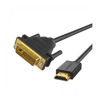 image of UGREEN HD106 (10136) HDMI Male to DVI Male 3M Black Cable with Spec and Price in BDT