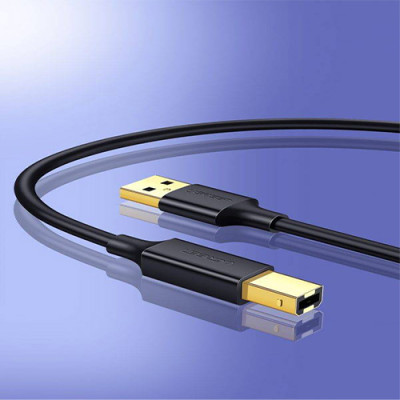 image of UGREEN US135 (10352) USB 2.0 AM to BM Print Cable 5M with Spec and Price in BDT