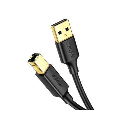 image of UGREEN US135 (10352) USB 2.0 AM to BM Print Cable 5M with Spec and Price in BDT
