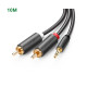 UGREEN AV102 (10514) 3.5mm to 2x RCA  Audio Cable - 10M